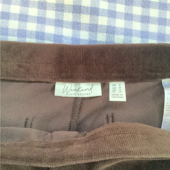 Susan Graver Women's Knit Corduroy Straight Leg Pull-On Pants - Regular Small - Picture 5 of 7